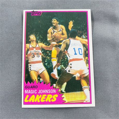 1981 Topps Magic Johnson Solo RC #21