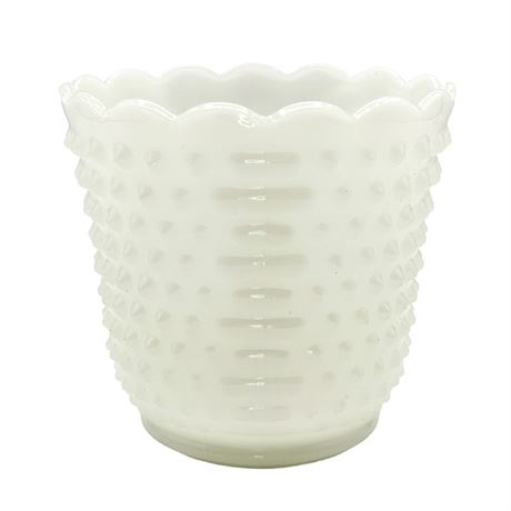 Fire-King Milk Glass Planter/Vase