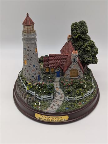 Thomas Kinkade Battery Operated Light "The Light of Peace"