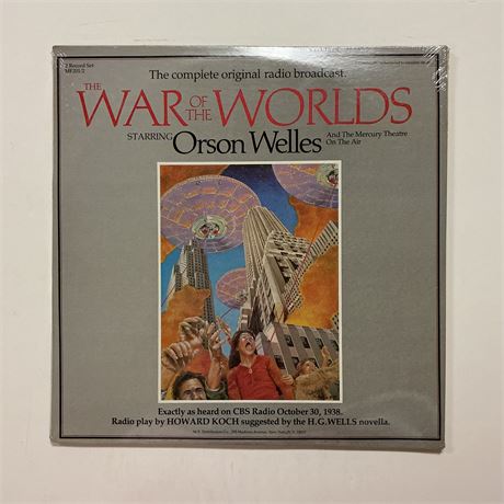 War of the Worlds Sealed Vinyl Record