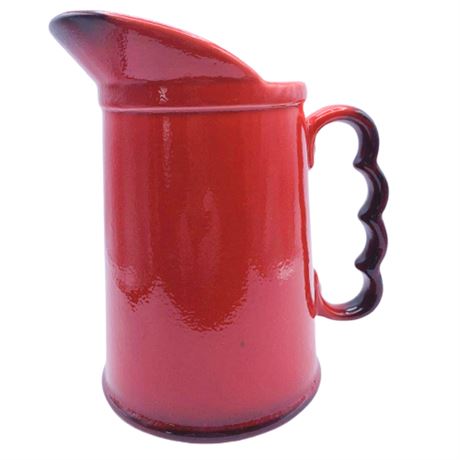 Metlox Pottery Poppy Trail Vernon Red Rooster Pitcher
