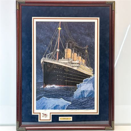 Framed Lithographic Print of "Memory Lane" by Artist Ben Richmond