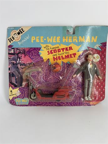 Pee Wee Herman's Scooter and Helmet
