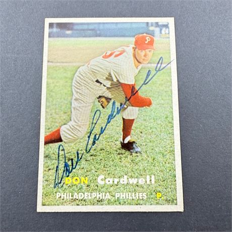 Dan Cardwell Signed Rookie Card