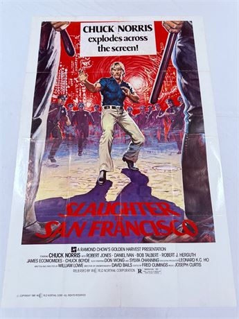Slaughter in San Francisco Original 27x41” Movie Poster