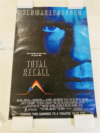Total Recall Original 27x40 Movie Poster - ROLLED