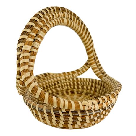 Vintage Dorthy Washington Family Sweetgrass Basket
