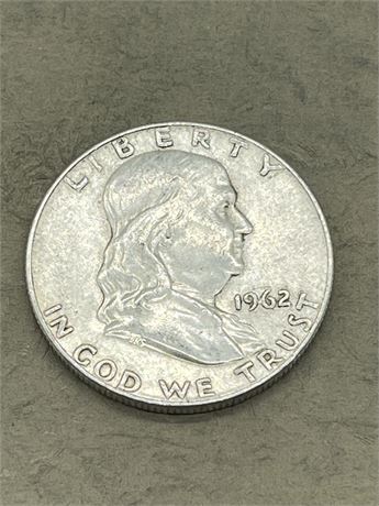 1962 D Franklin Half Dollar