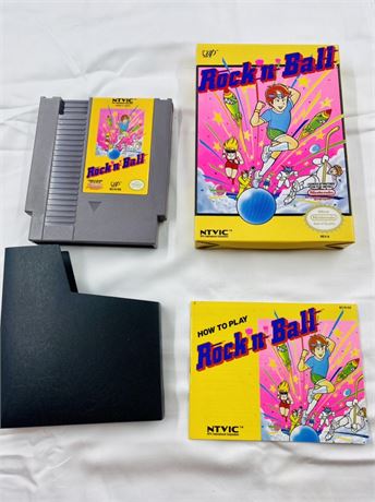 NES Rock N Ball CIB w/ Manual + Inserts