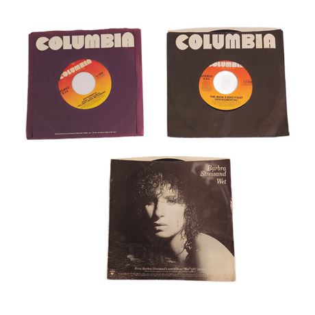 Vintage Vinyl Classic Rock Record Lot, 45s