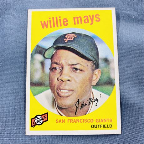 1959 Topps Willie Mays #50