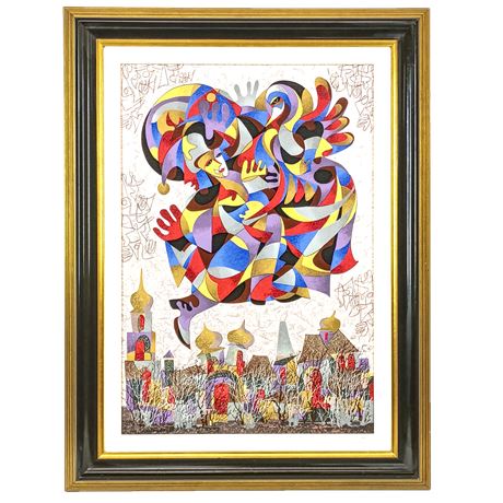 Antole Krasnyansky, MAJESTY "Fly Over the City" Embellish Serigraph, 60/100