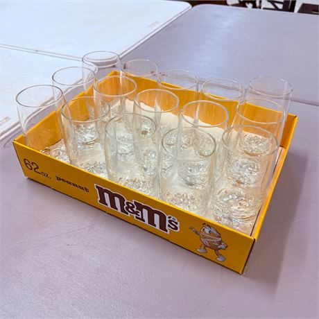 Set of 15 glasses