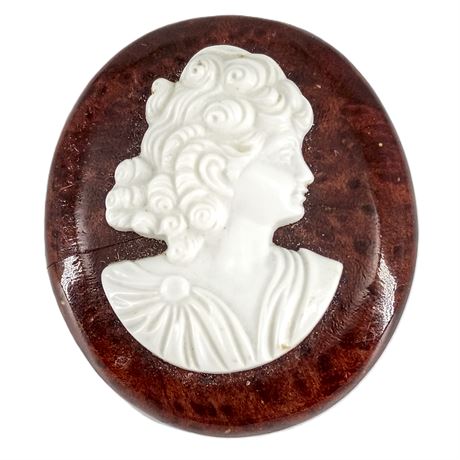 Vintage Cameo Style Brooch