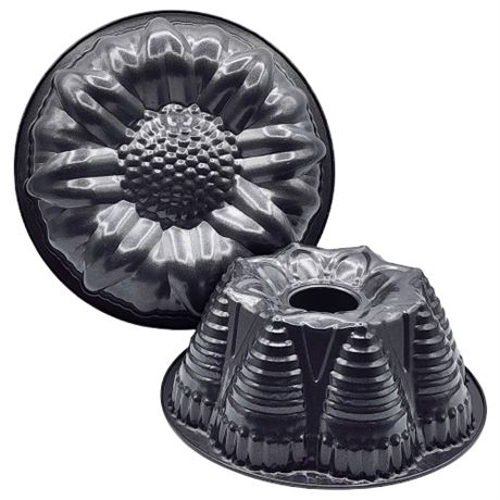 Unmarked Fiesta Party & Sunflower Nonstick Cake Pans