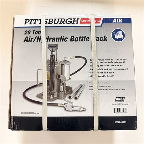 New Pittsburgh 20 Ton Bottle Jack