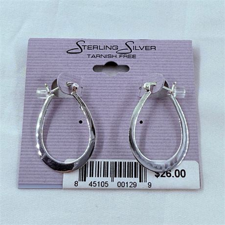 Sterling Hoop Earrings