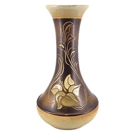 Vintage Robert Maxwell for Pottery Craft Ceramic Art Nouveau Lily Vase