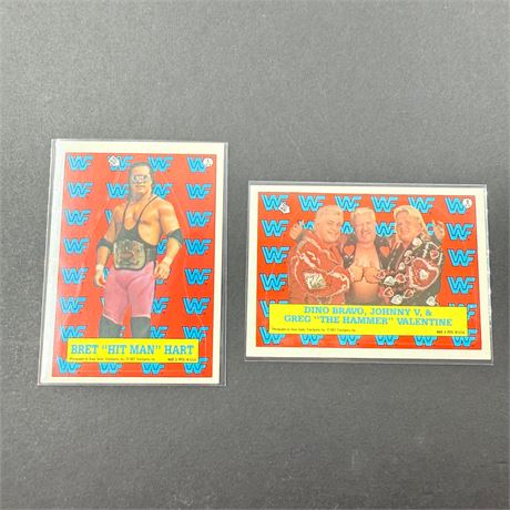 1987 Topps WWF Stickers
