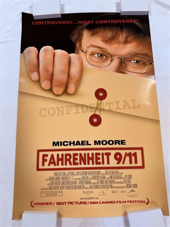 Fahrenheit 9/11 Original DS 27x40 Movie Poster - ROLLED