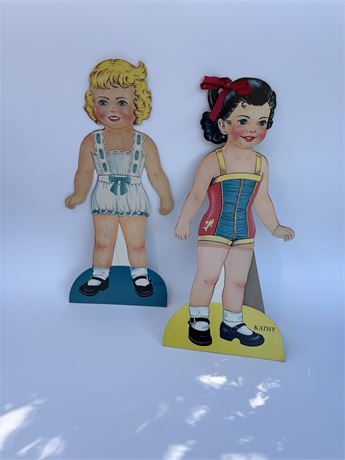 Kathy and Sue Paper Dolls