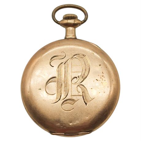 Vintage Gold Filled Pocket Watch Case Only, No Watch