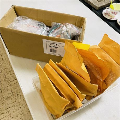 Box of New Lighting Parts