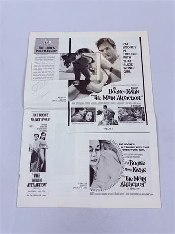 The Main Attraction Original Movie Pressbook