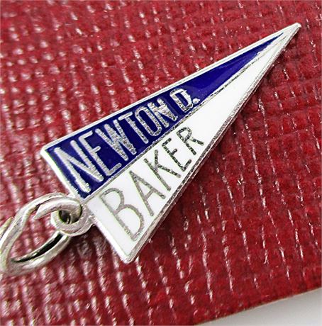 Vintage NEWTON D. BAKER Elementary School (Cleveland) Sterling Silver Charm