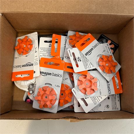 Lot of Assorted Hearing Aide Batteries