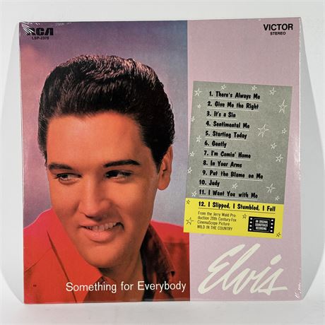Sealed Elvis Presley "Something For Everybody" LP