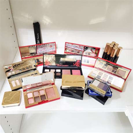 Lot of Tested/Lightly Used Estee Lauder Eye Shadow Palettes & Mascaras