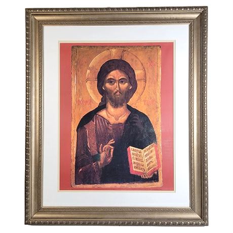 13th Century "Icon of Christ" Fine Art Print