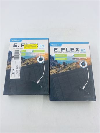 2 E.Flex21 Portable Solar Panels