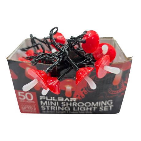 Mushroom Party String Lights