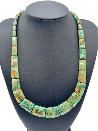 Cut Turquoise Necklace