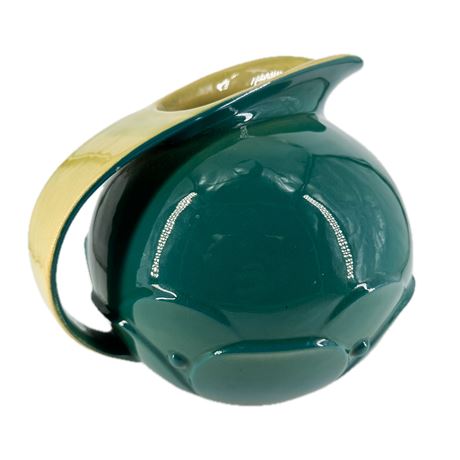 Vintage 1950's Roseville Pottery Mayfair Green Pitcher