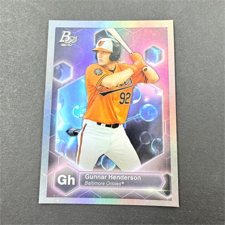 2022 Bowman Platinum Gunnar Henderson #PE-17