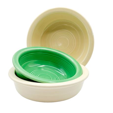 Lot of Three Fiesta Ware Bowls