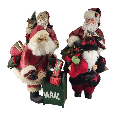 Vintage Santa Clause Figure Lot #4