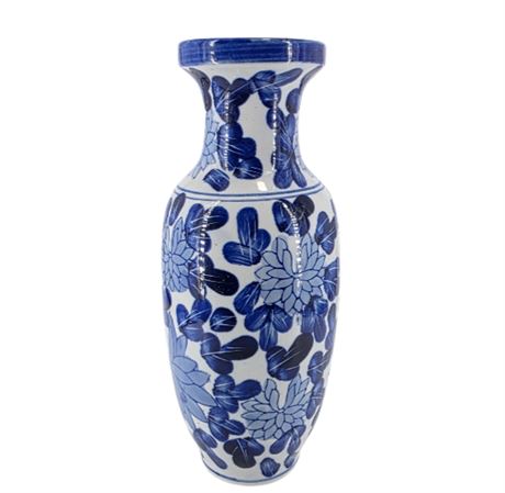 Chinese Vase Blue Floral
