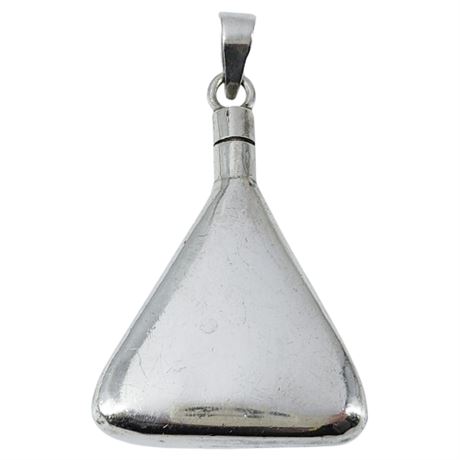 Vintage Mexico Sterling Silver Perfume Perfume Flacon Pendant