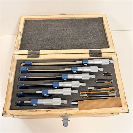 11 Piece Outside Micrometer Set