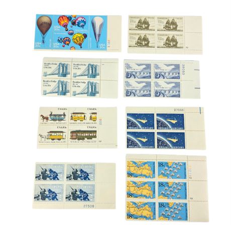 Lot of Plate Block & Block Stamps
