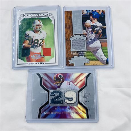 3 Jersey Patch Cards