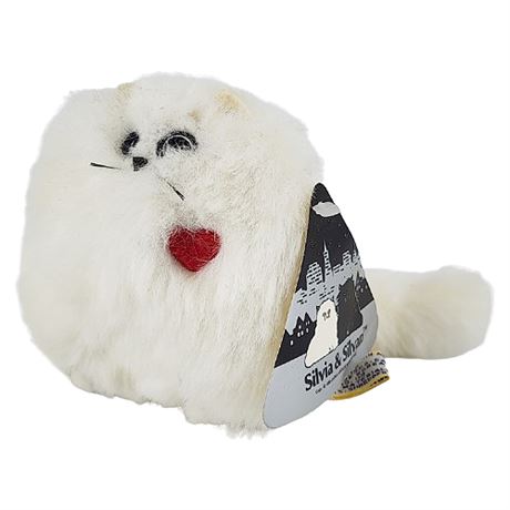 Vintage 80s Dakin Silvia & Silvan "Sweet Silvia" Stuffed Cat