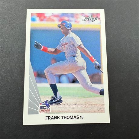 1990 Leaf Frank Thomas #300