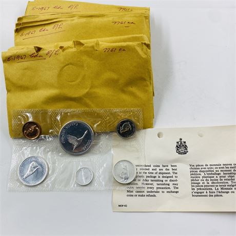 15 - 1967 Canada Proof Like Sets
