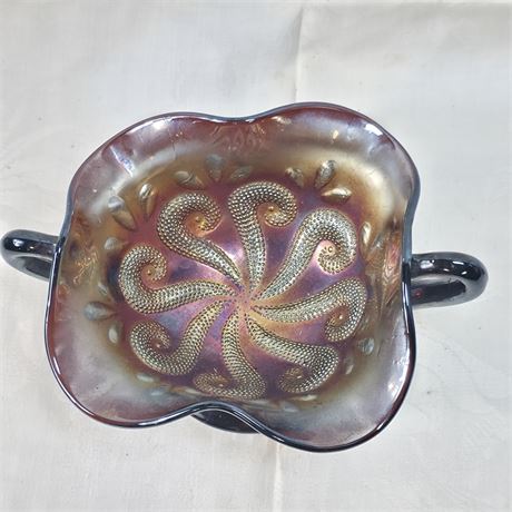 Carnival Glass Candy Dish