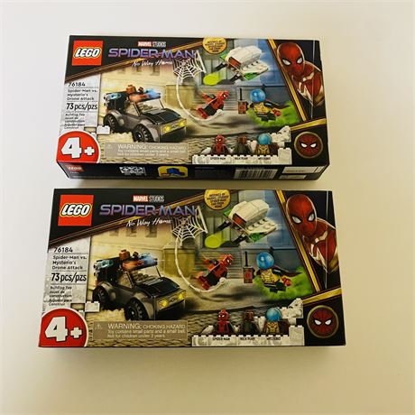 2 Sealed Lego 76184 Spiderman Va Mysterio